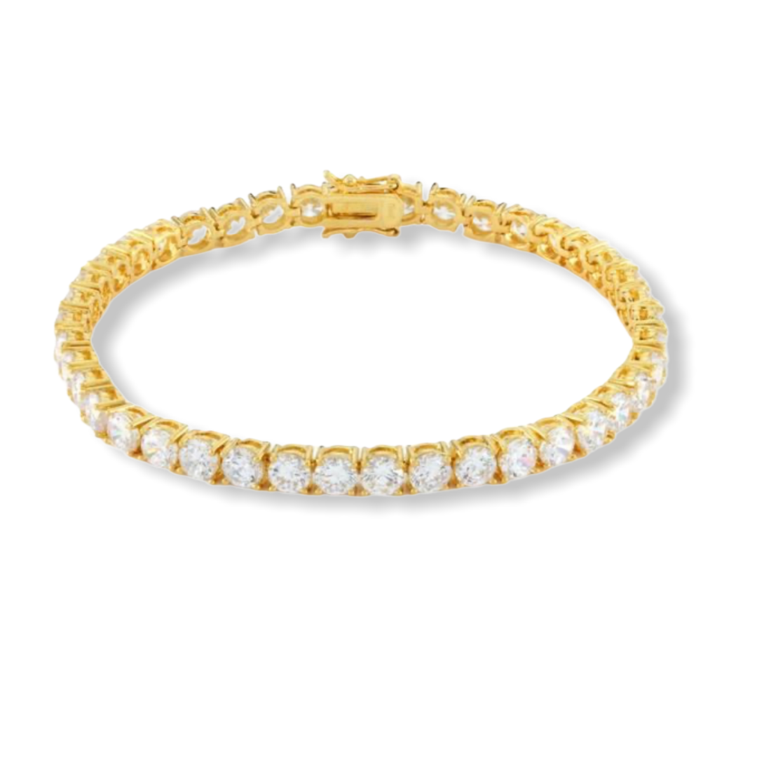 KING ICE: 5mm Single Row Tennis Bracelet - On Time Fashions Tuscaloosa